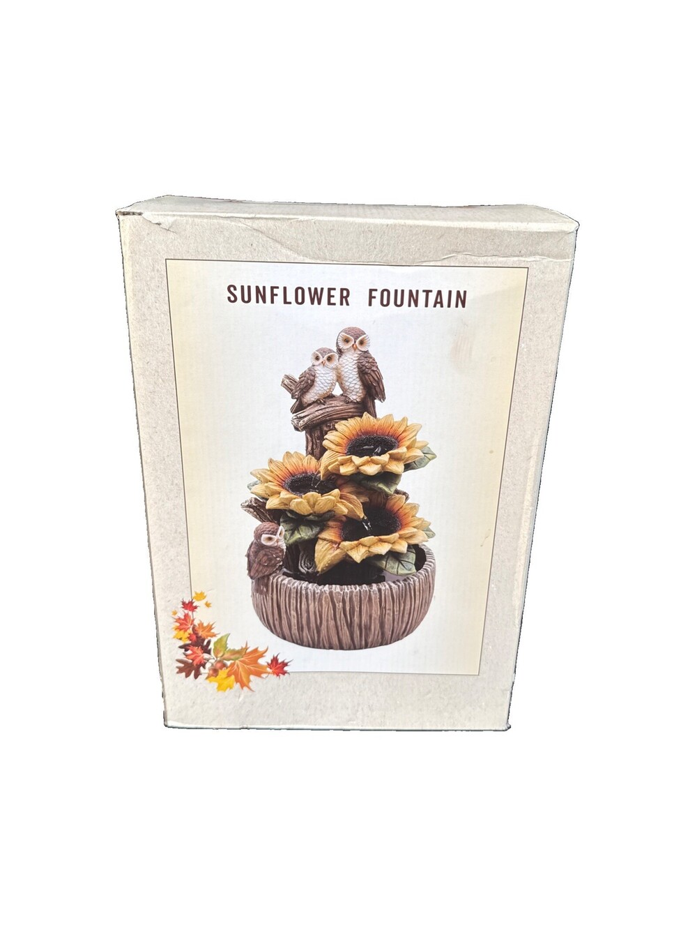 Cracker Barrel Sunflower & Owl Fountain
